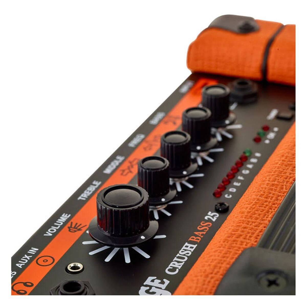 MICRO CDEFGABE TREBLE VOLUME 25 BASS IN e AUX CRUSH Co GE