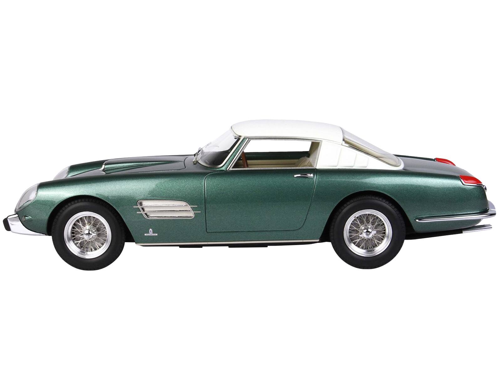 Alt View 2. BBR - Ferrari Superfast 4.9 S/N 0719SA Green Met. "Cavallino Classic" (2008) w/CASE Ltd Ed to 64 pcs 1/18 Model Car by BBR.