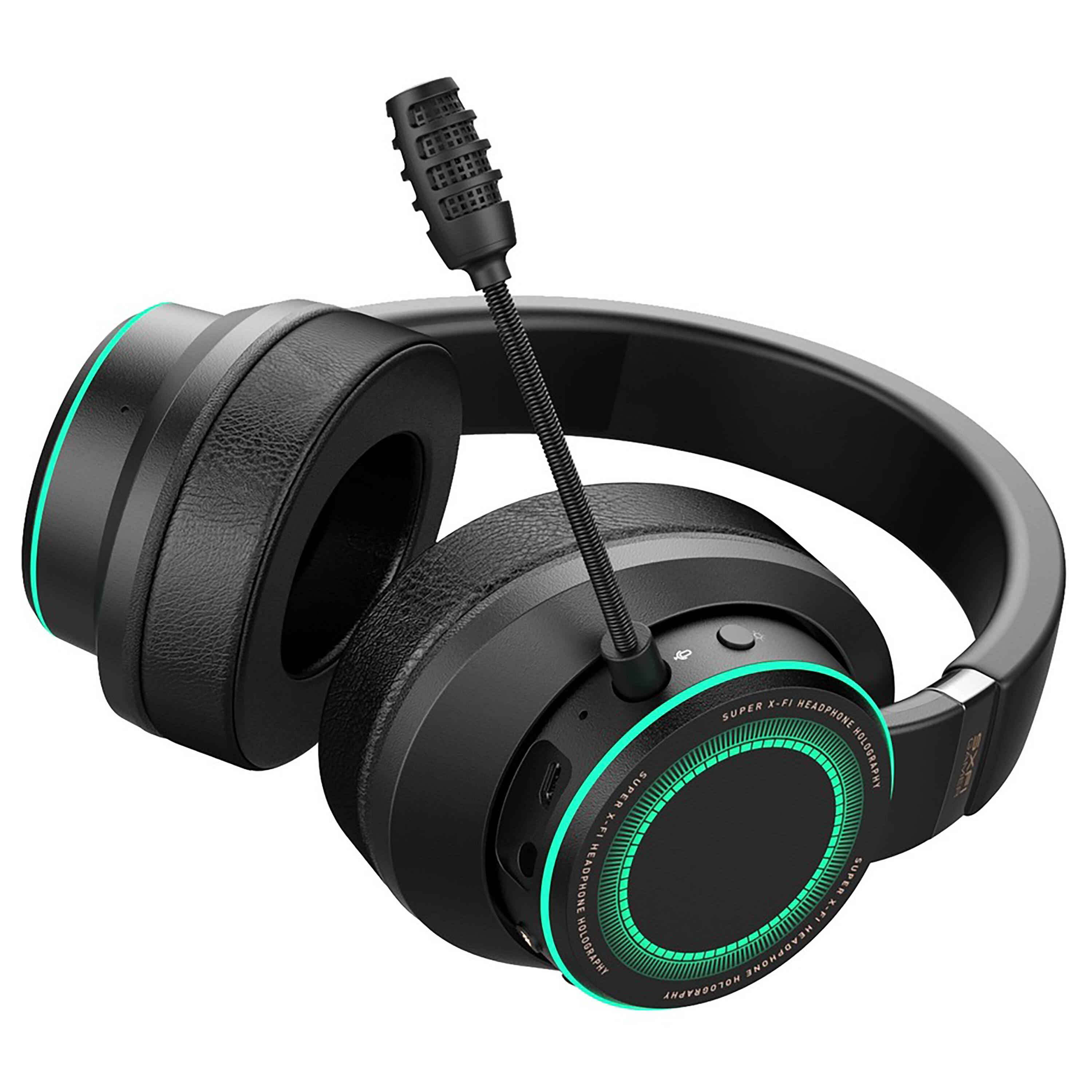 Alt View 13. Creative - Wired Over-the-head Gaming Headset - Black.