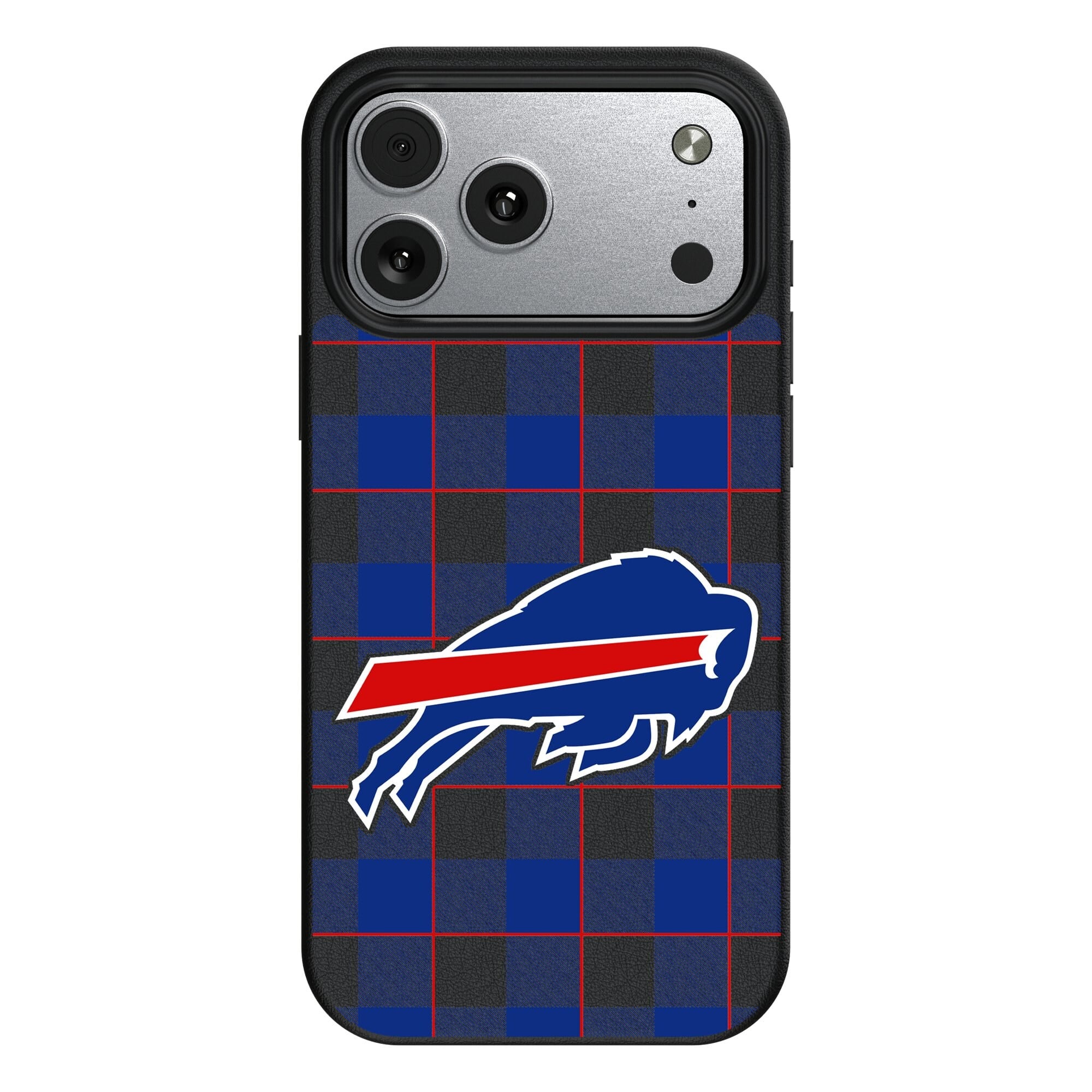 Keyscaper - NFL - Buffalo Bills Plaid Magnetic Bump iPhone Case - 17 Pro - Black price history on PriceWatchPro