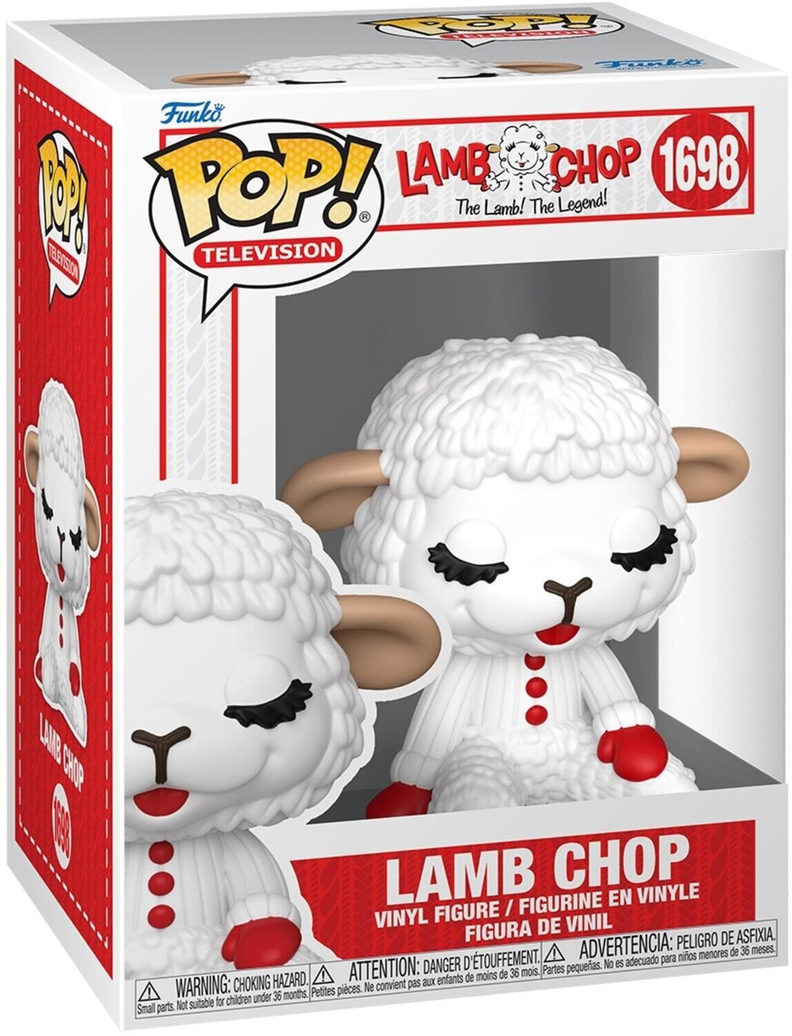 TO 3 Tooke Funko. POP! LAMB CHOP 1698 M TELEVISION The Lamb! The Legend! TELECSION LANB H0G ES LAMB CHOP FIGURINE EN VINYLE FIGURE / VINYL DE VINIL FIGURA PELIGRO DE ASFIXIA. D'TOUFFEMENT. ADVERTENCIA: para nios menores de 36 meses. DANGER pequeias. No es adecuado HAZARD. ATTENTION: enfants de moins de 36 mois. Partes WARNING: CHOKING Ne convient pas aux 36 months Petites pices. sutable for children under Small parts. Not
