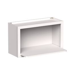 Boyel Living - 30-in W x 18-in H x 12-in D Shaker Microwave Kitchen Wall Cabinet Shelf - Glacier White