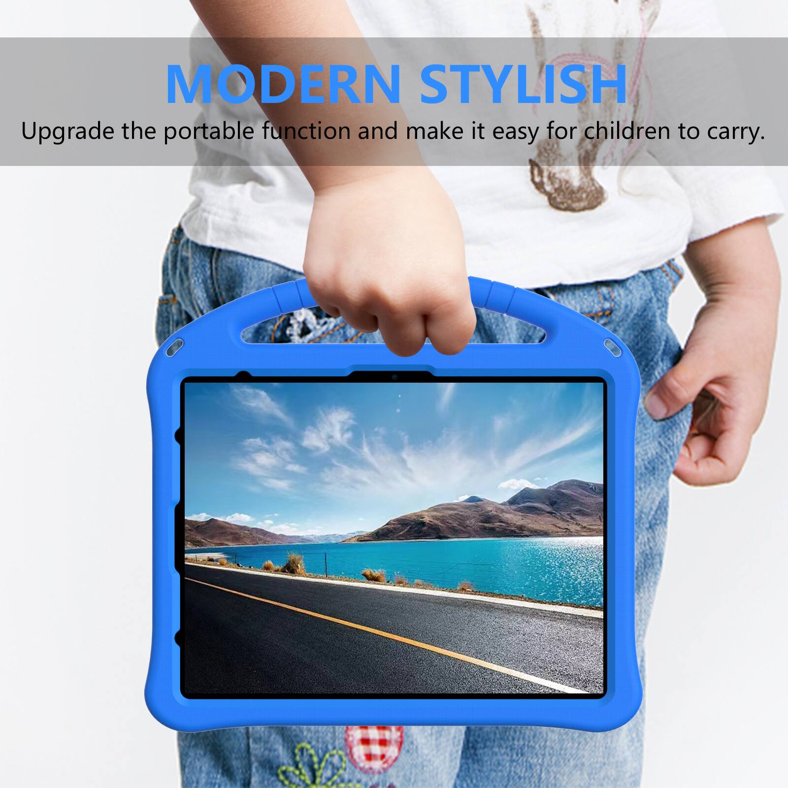 MODERN STYLISH  
Upgrade the portable function and make it easy for children to carry.