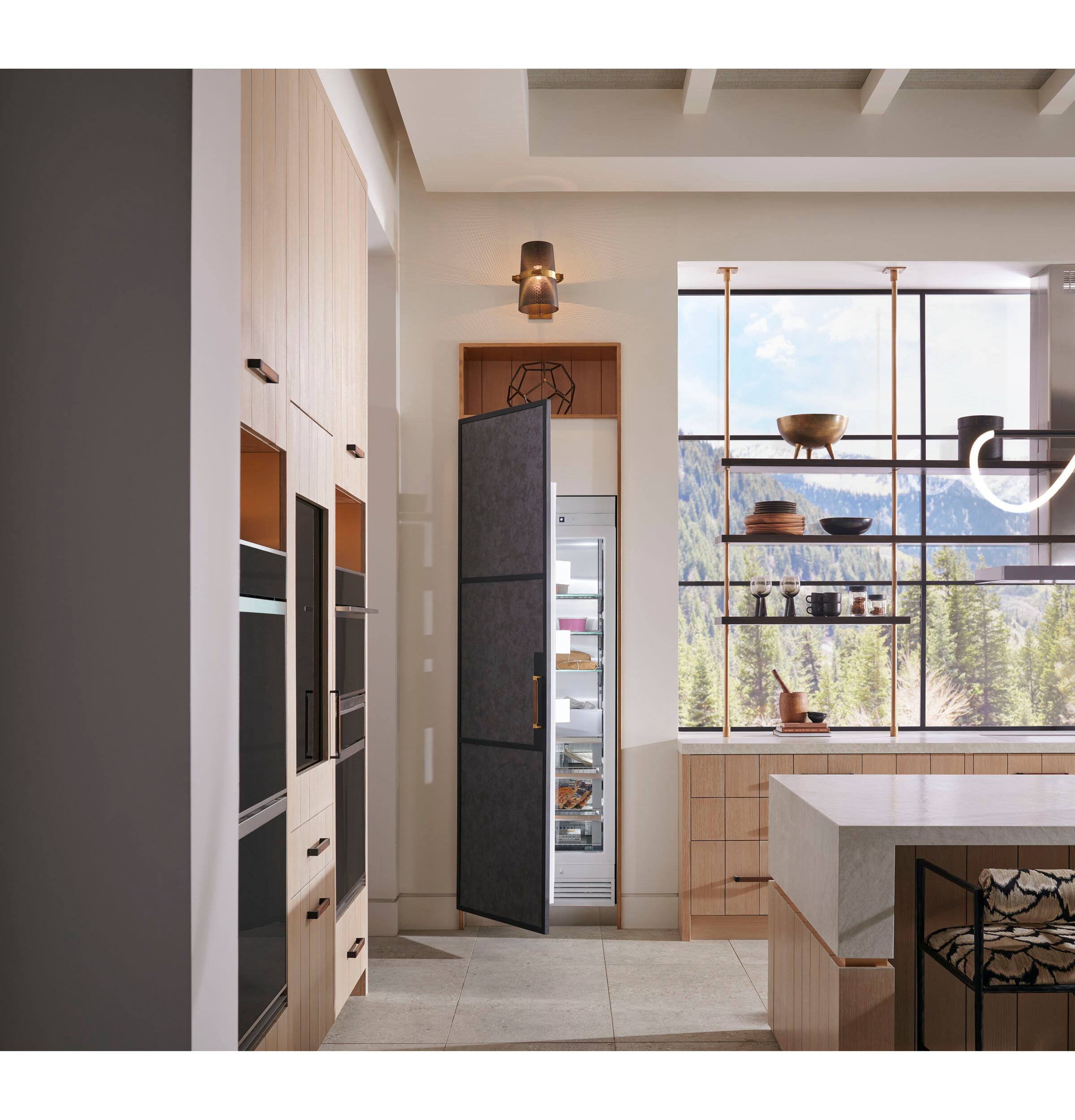 Alt View 19. Monogram - 16.7 Cu. Ft. Smart Upright Freezer - Custom Panel Ready.