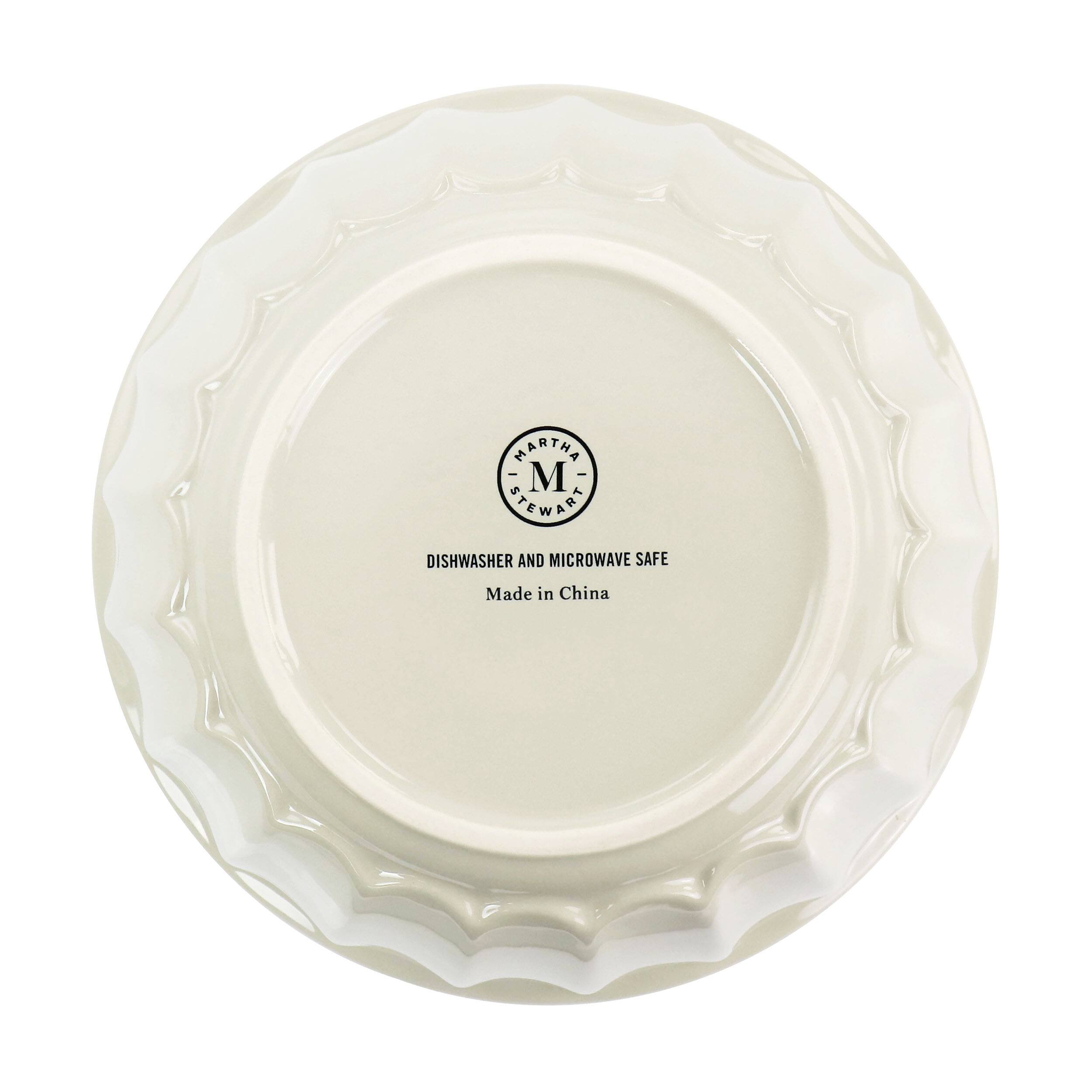 MARTHA STEWART DISHWASHER AND MICROWAVE SAFE Made in China