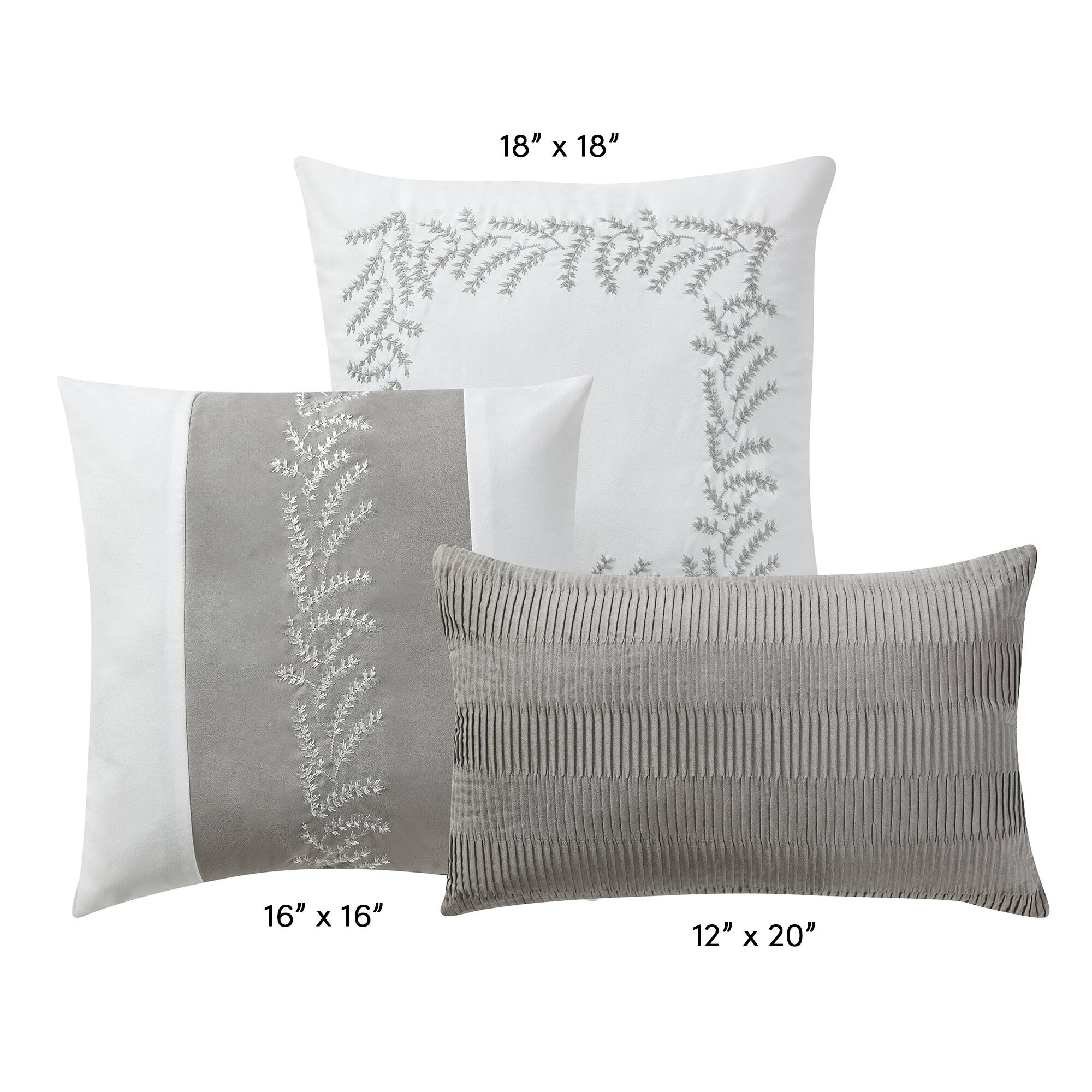 18" x 18"  
16" x 16"  
12" x 20"