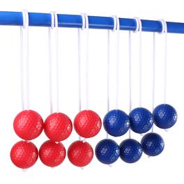 GSE Games & Sports Expert - Ladder Ball Toss Game Replacement Ladder Balls Set, 6-Pack Tournament Quality Balls