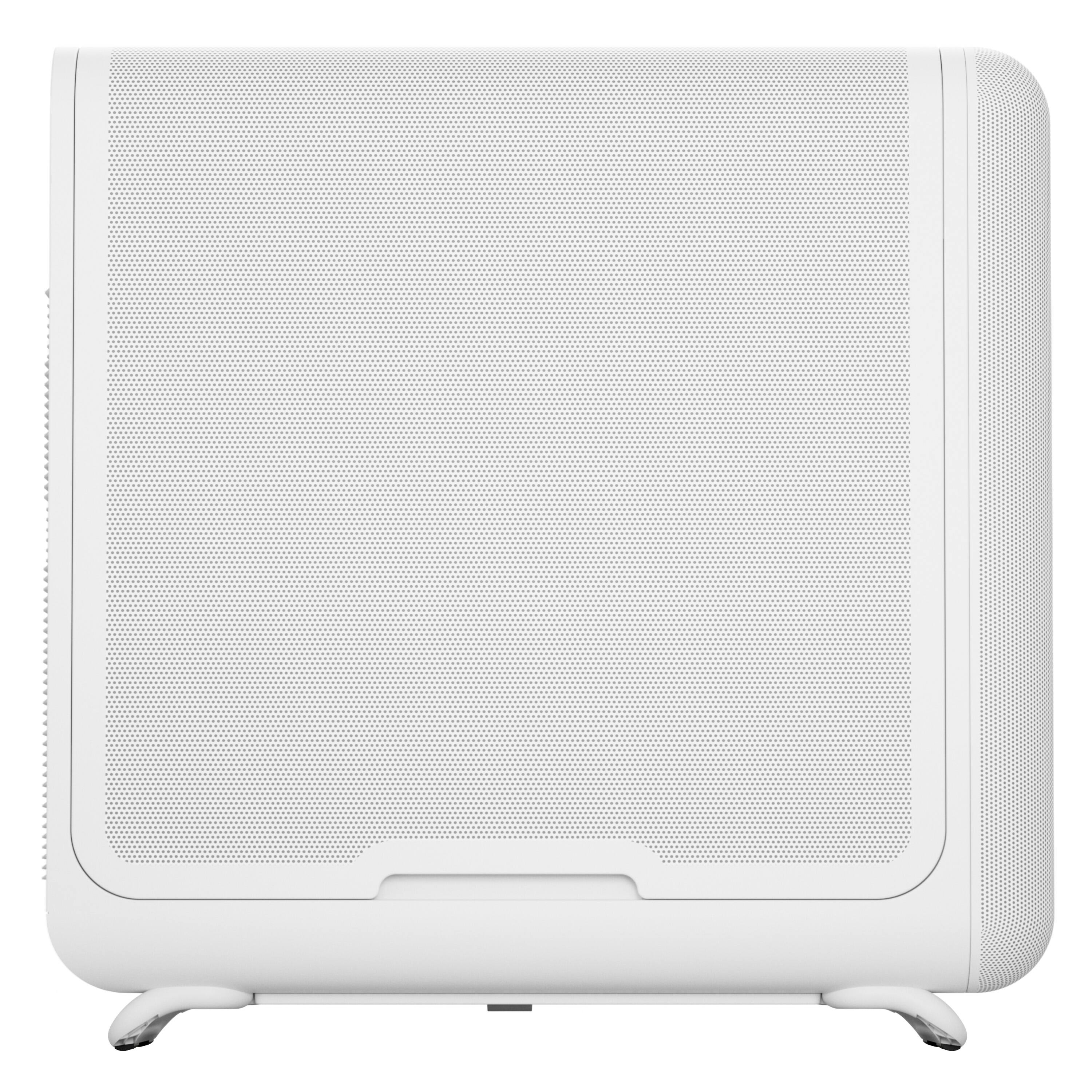 Alt View 4. HYTE - HYTE X50 Air Modern Performance ATX Mid-Tower PC Gaming Case - Snow White.