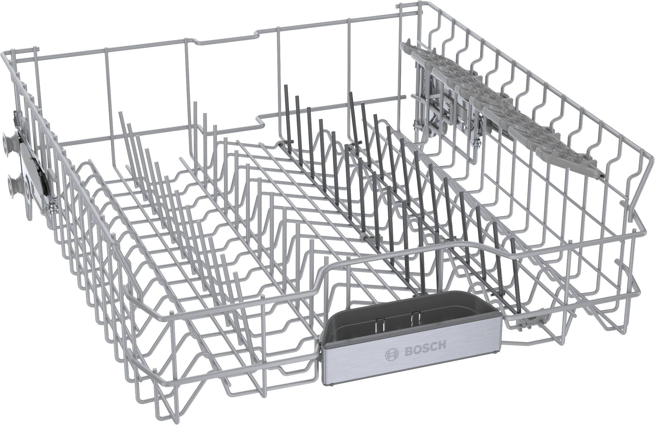 Alt View 26. Bosch - 800 Series 24" Top Control Smart Built-In Stainless Steel Tub Dishwasher with 3rd Rack, 42 dBA - White.