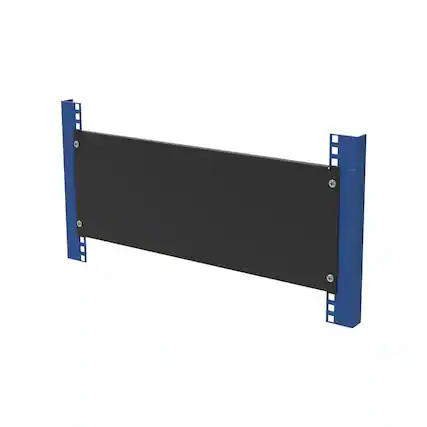 Front. RackSolutions - RackSolutions 4U Blanking Panel - Black.
