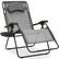 Front. Best Choice Products - Best Choice Products Oversized Zero Gravity Chair, Folding Outdoor Patio Recliner w/ Cup Holder - Gray - Gray.
