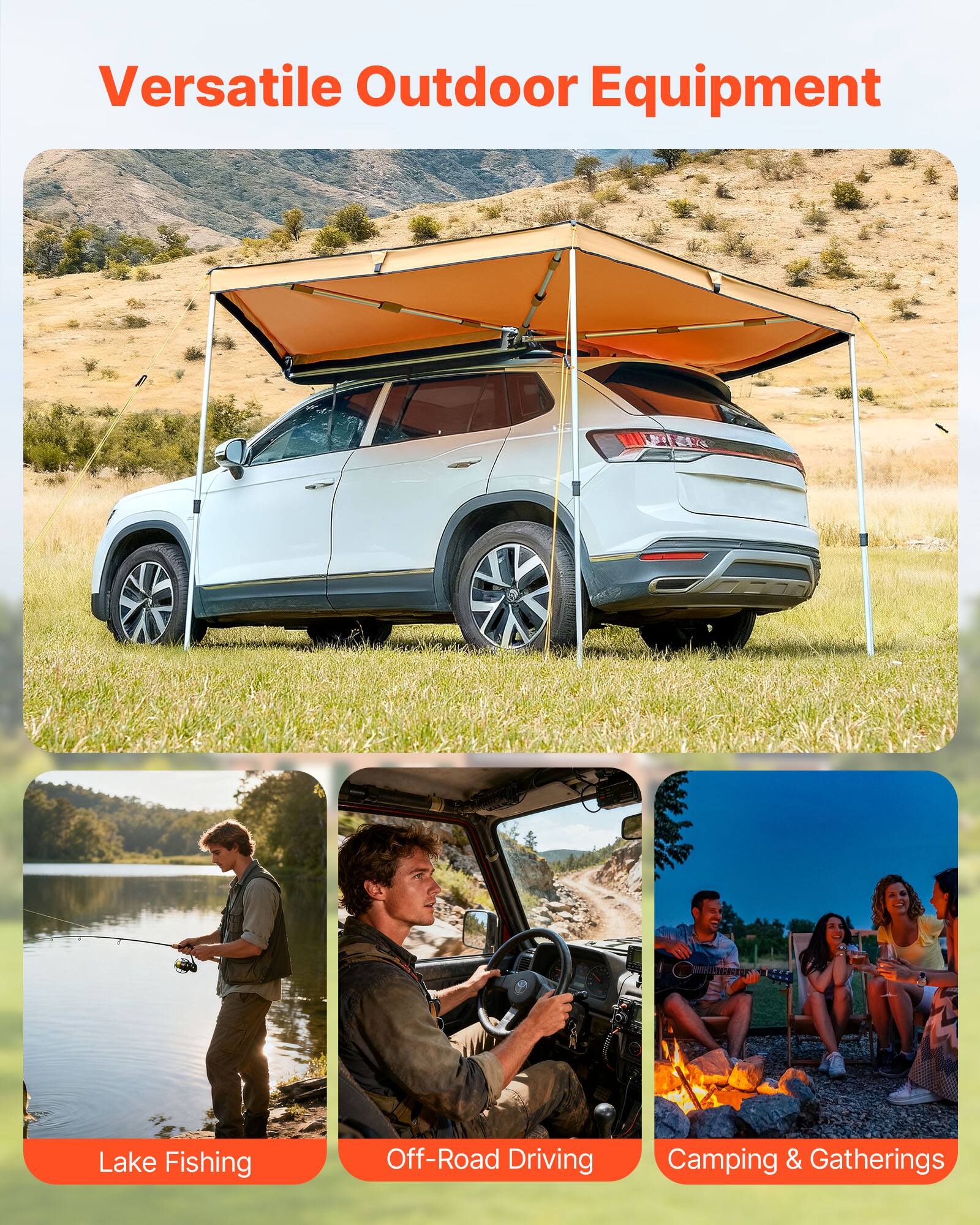 Versatile Outdoor Equipment

Lake Fishing

Off-Road Driving

Camping & Gatherings