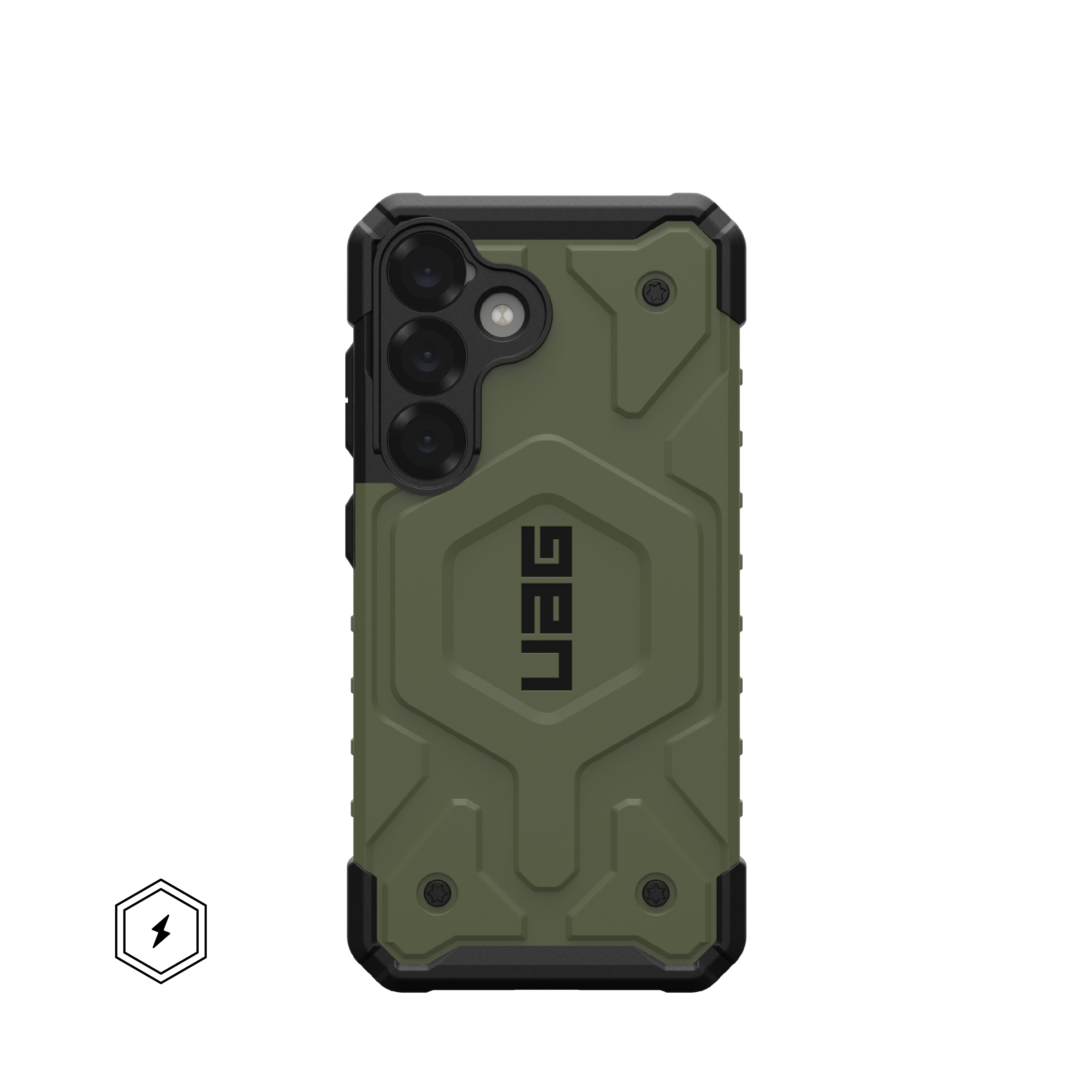 UAG - Pathfinder Series Case with Magnet for Galaxy S25 - Olive Drab - Front_Zoom