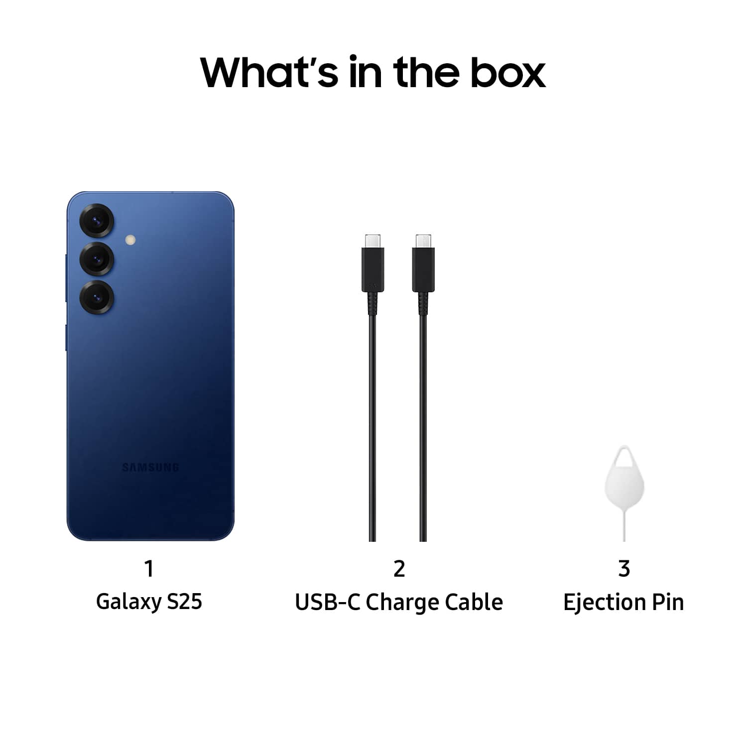 Galaxy S25 256GB | Navy Smartphone (Unlocked) | Samsung US