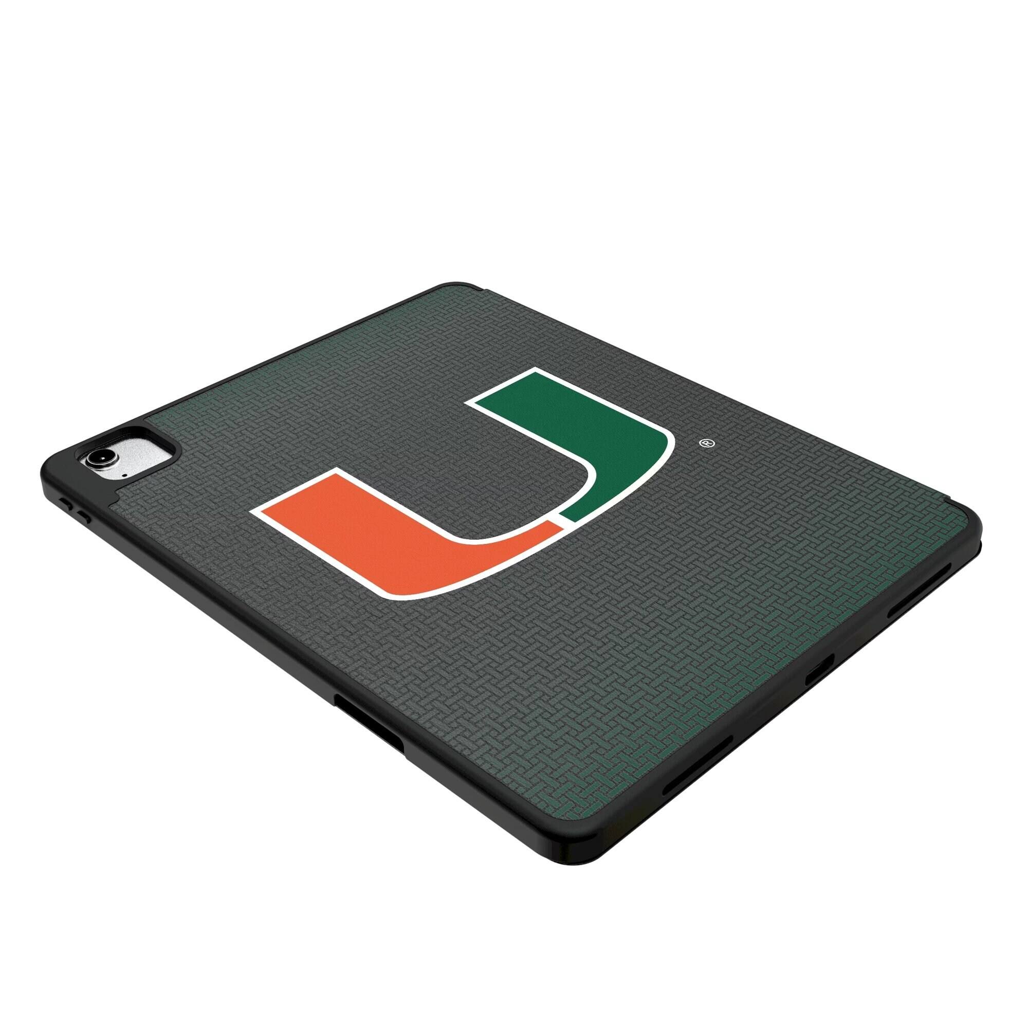 Alt View 2. Keyscaper - Miami Hurricanes iPad Case - 13in Air M2 - Black.