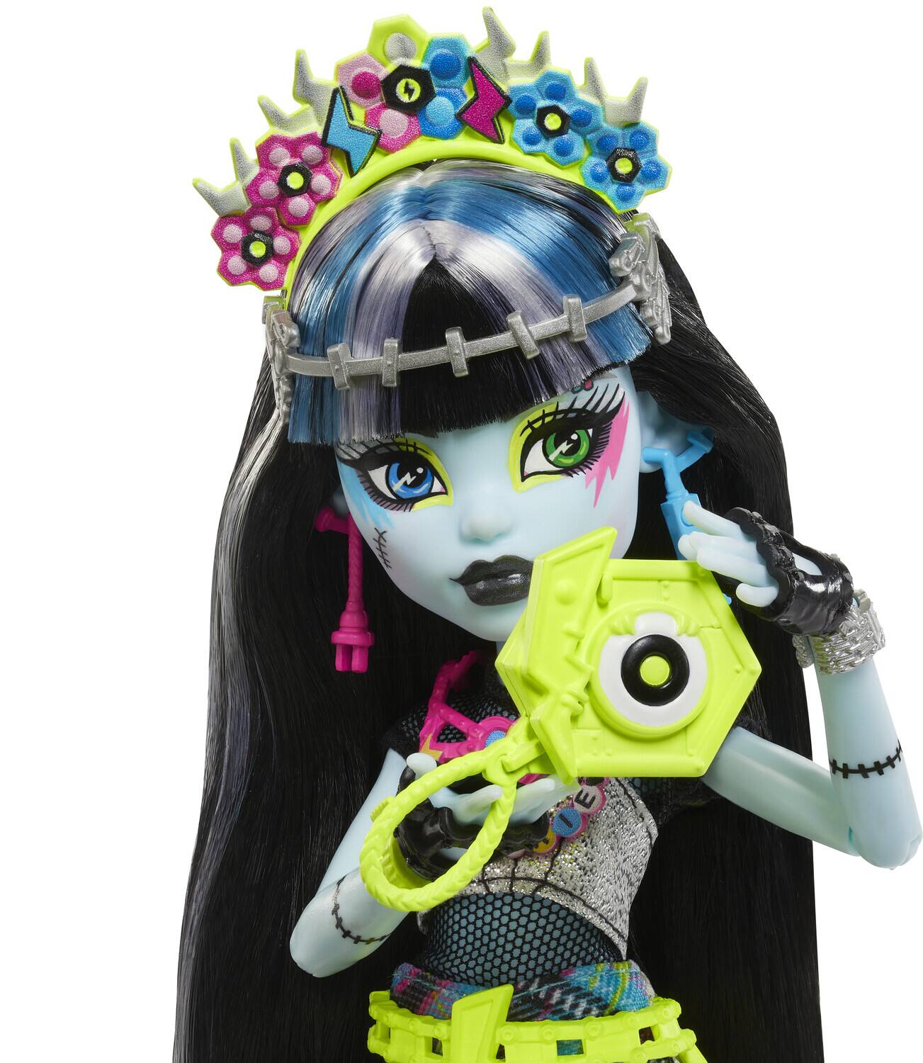 Alt View 1. Mattel - Mattel - Monster High Monster Fest Frankie Stein Fashion Doll with Festival Outfit   - Collectibles - Multicolor.