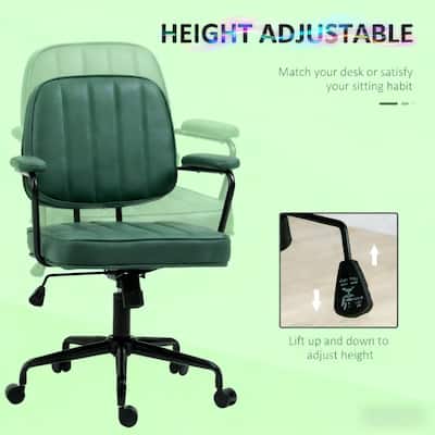 Forest'nSky Retro Style Office Chair, Adjustable Home & Office Forest'nSky Retro Style Office Chair, Adjustable Home & Office