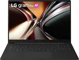 LG - gram Pro 16" 120Hz 3K OLED Laptop Intel Core Ultra X7 Processor 358H with 32GB RAM - 1TB SSD - Copilot + PC - Aerominum Black