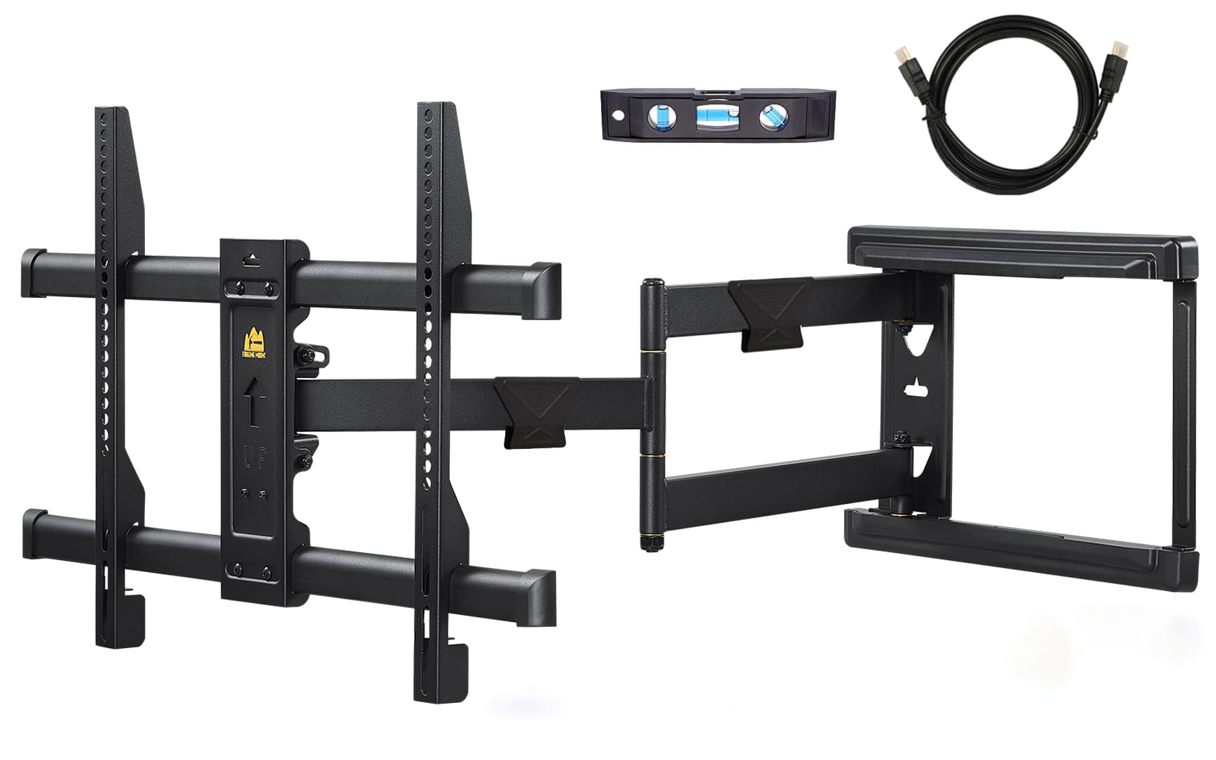 Front. Comfort Essence - Arm Corner Tv Wall For Tvs Single Stud Full Motion Articulating Bracket With Extension Swivel Tilt Max Vesa - Full Motion 37-75inch.
