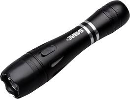 Sabre - 2-in-1 Tactical with 130 Lumen LED Rechargeable Flashlight - Black