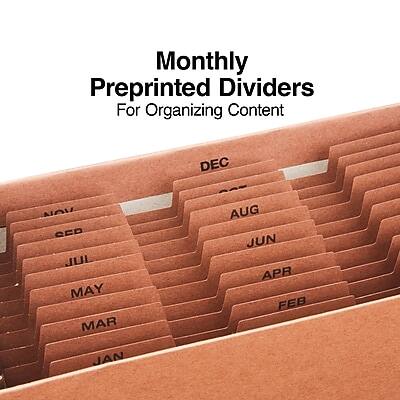 Monthly Preprinted Dividers  
For Organizing Content  

DEC  
NOV  
OCT  
SEP  
AUG  
JUL  
JUN  
MAY  
APR  
MAR  
FEB  
JAN