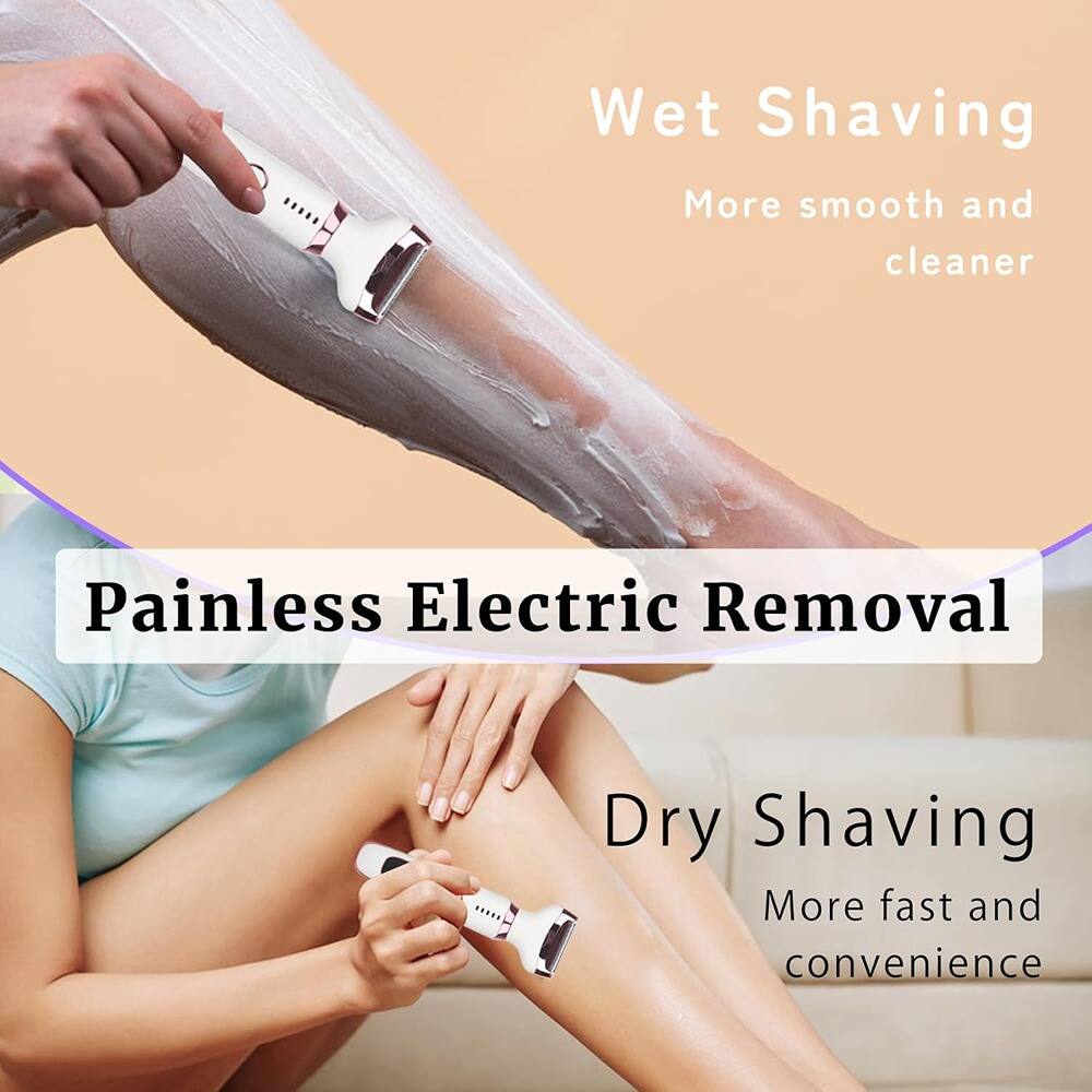 RTMB 4 in 1 Cordless Hair Remover with IPX7 Waterproof White