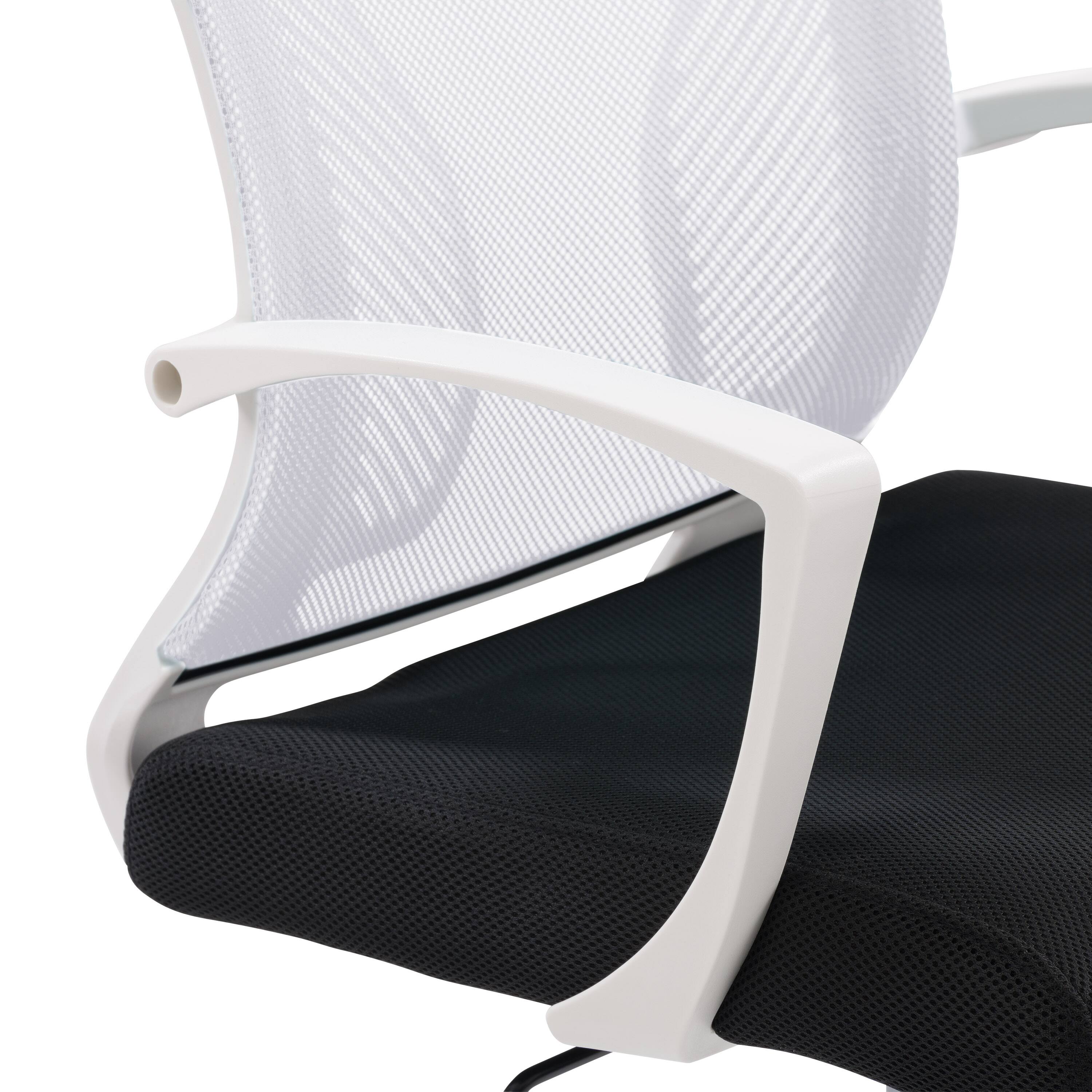 Alt View 17. CorLiving - Workspace Mesh Back Office Chair - White and Black.