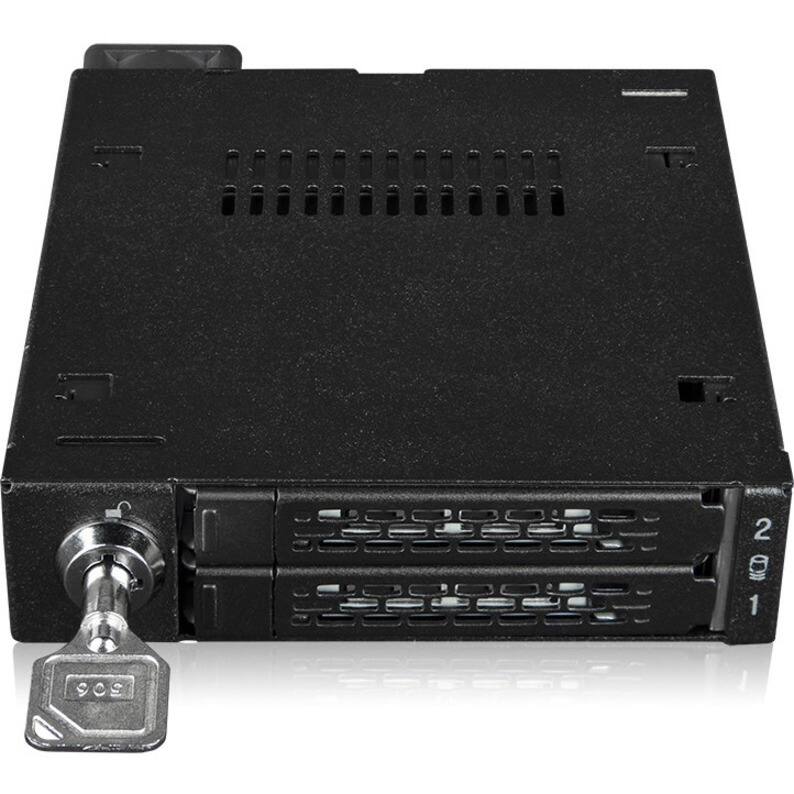 Alt View 3. Icy Dock - Icy Dock ToughArmor MB092VK-B Drive Enclosure for 3.5" PCI Express NVMe 4.0, U.2, U.3 - SFF-8654 SlimSAS Host Interface.