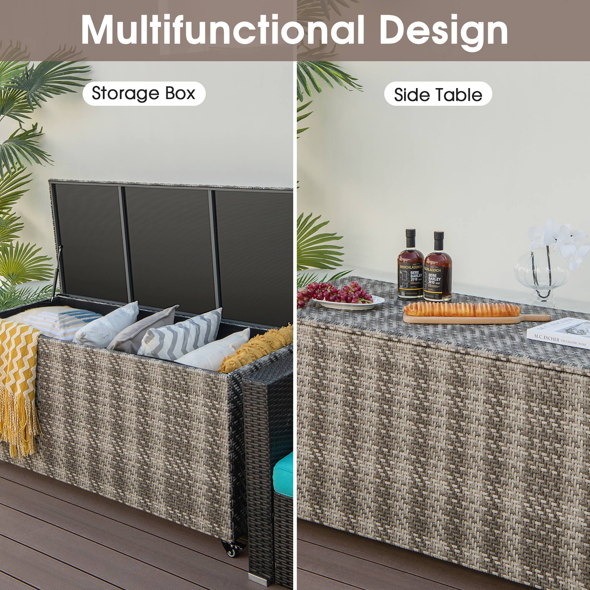 Multifunctional Design

Storage Box

Side Table