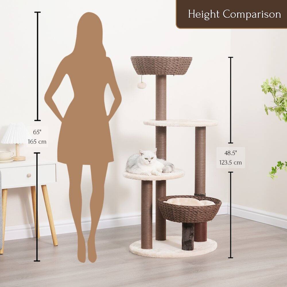 Height Comparison  
65" 165 cm  
48.5" 123.5 cm