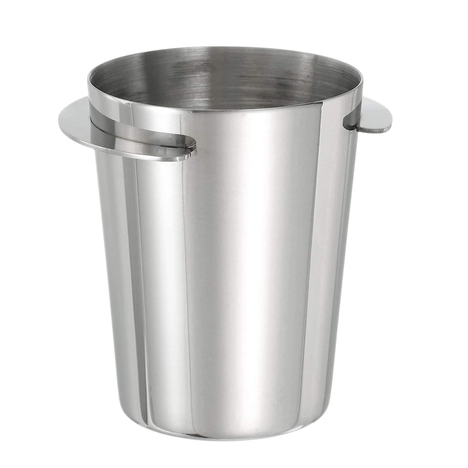 Unique Bargains - 51mm Coffee Grinder Powder Cup, Stainless Steel Espresso Coffee Powder Feeder for Coffee Tamper Tool - Silver