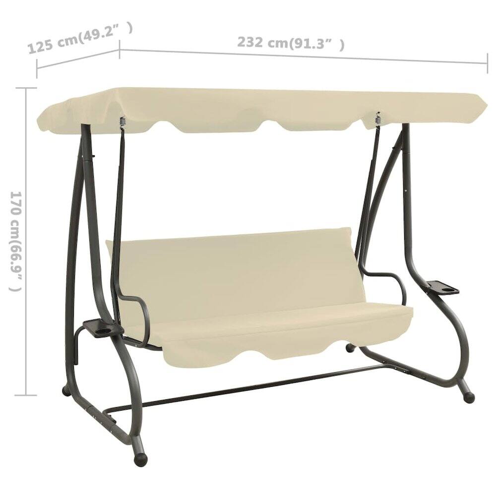 125 cm (49.2")  
232 cm (91.3")  
170 cm (66.9")
