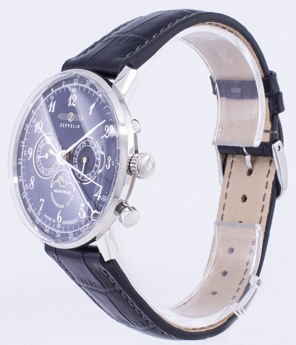 ZEPPELIN

MOON PHASE

MINDENBURG

MADE IN GERMANY

12 52 50 4 60 55 12 5 B M 1 50 50 1 ZEPPELIN 2 SAT 29 45 9 a FRI THU 9 3 WED 1 F 9 8 MOON PHASE 4 18 129 33 7 MINDENBURG 621Z7 27 20 35 5 22 MADE IN 6 GERMANY 25 30 O 2A lal 26 28