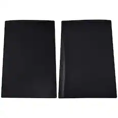 Front. MobileSentrix - Faceplate Covers (Top & Bottom) Replacement Compatible For PlayStation 5 PS5 (1000 / 1100 / 1200) - Black - Black.