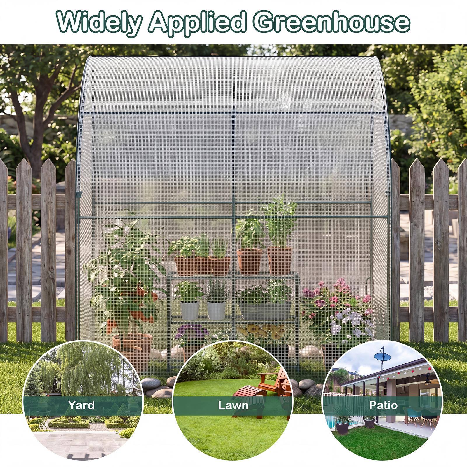 Widely Applied Greenhouse

Yard  
Lawn  
Patio