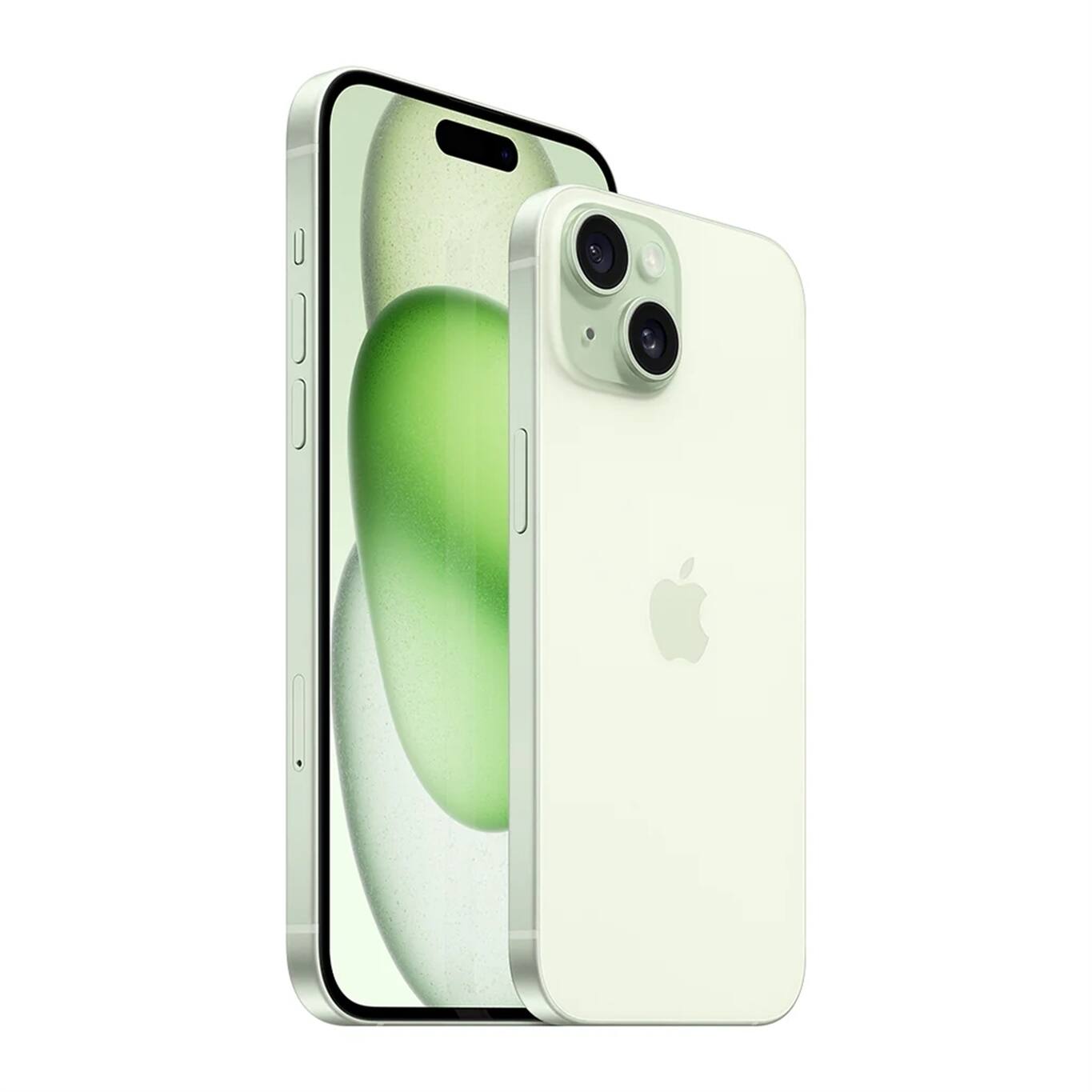 Back. Apple - iPhone 15 128GB 6.1" 5G Fully Unlocked,  - Green.