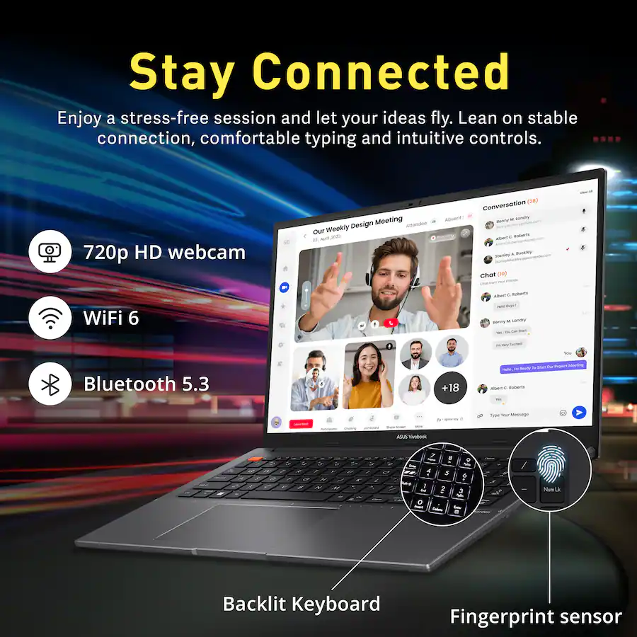 Fly Typing ASUS Upgraded VivoBook S15 Slim 15.6