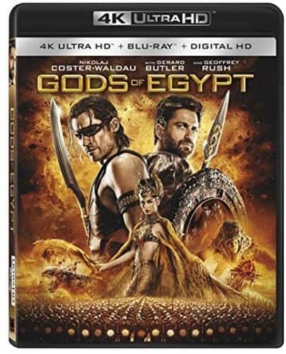 Front. Gods of Egypt   - 4K Blu-Ray.