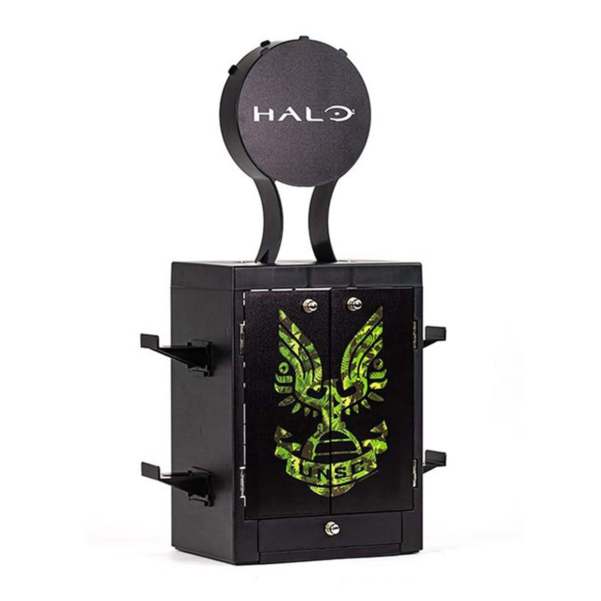 Halo Game Locker, Controller Holder, and Headset Stand Black
