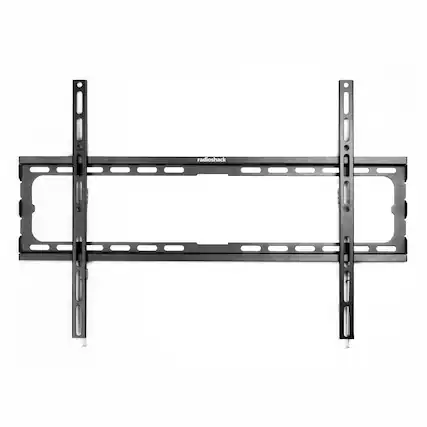 Front. RadioShack - TV Rack for 37 to 80 Inch Screens 1606022 - Black.
