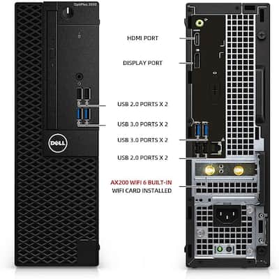 Dell Refurbished Excellent OptiPlex 3050 SFF Desktop PC, Intel Dell Refurbished Excellent OptiPlex 3050 SFF Desktop PC, Intel