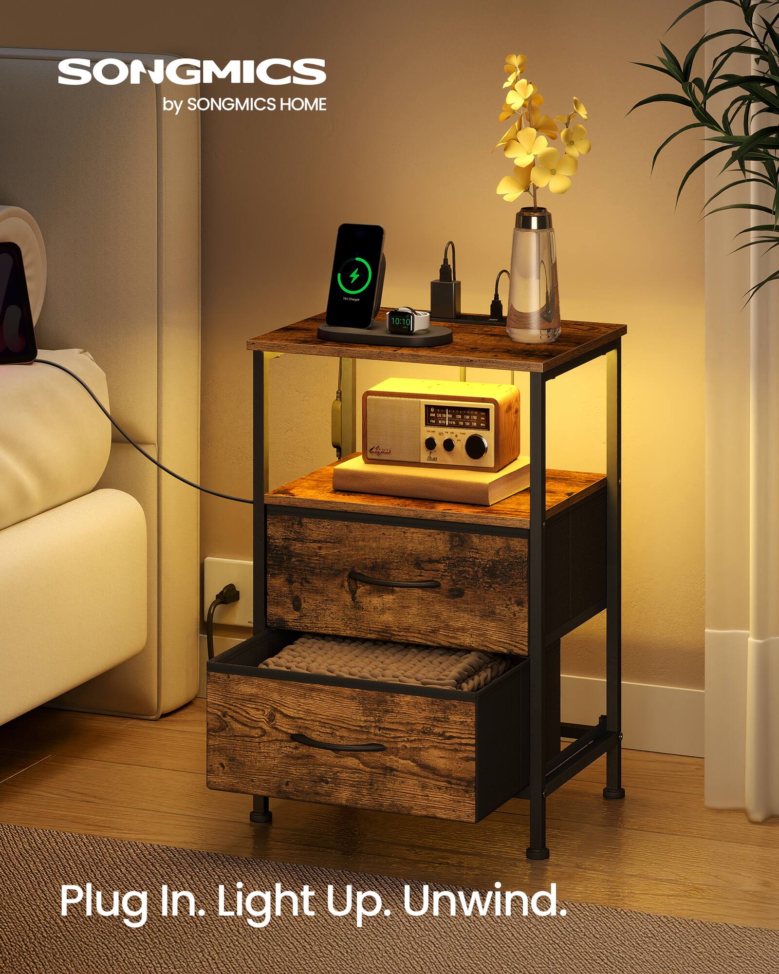 SONGMICS by SONGMICS HOME

10:10

Plug In. Light Up. Unwind.