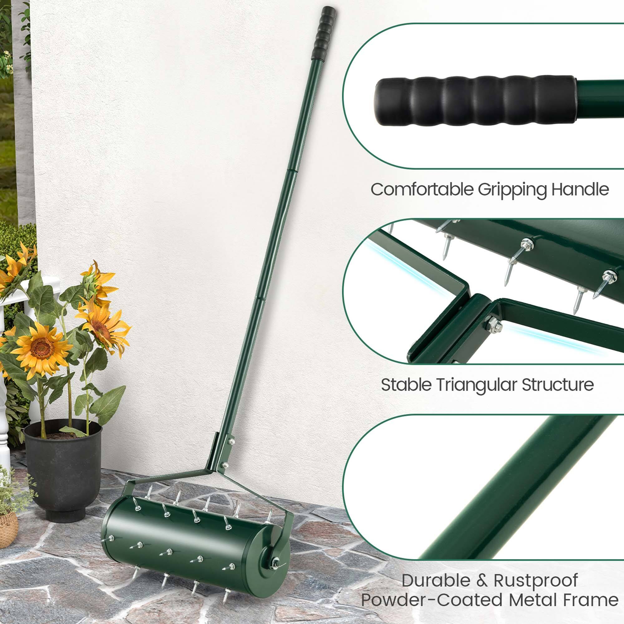 Comfortable Gripping Handle  
Stable Triangular Structure  
Durable & Rustproof Powder-Coated Metal Frame
