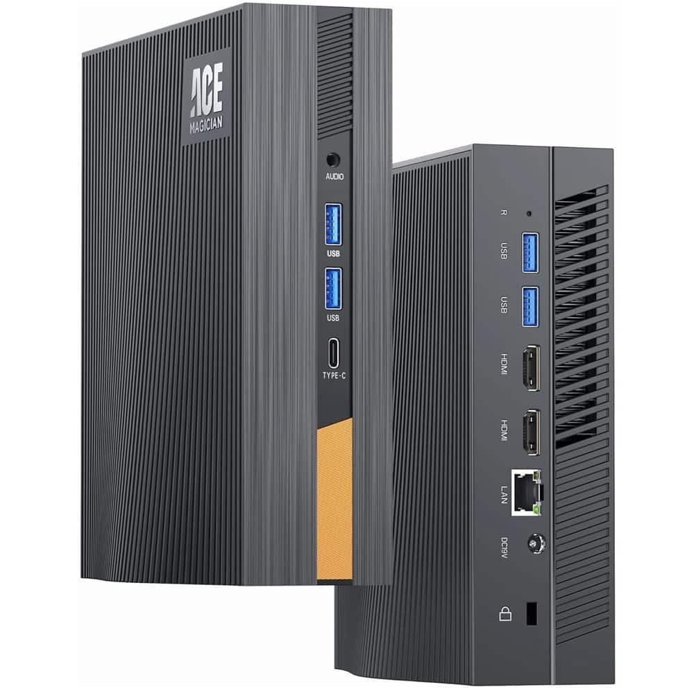 ACEMAGICIAN - AD15 - Gaming Mini PC - Intel Core i5 12450H 8C/12T - 32GB DDR4 512GB SSD - WiFi 6 BT5.2 3 Screen Win11pro - Black price history on PriceWatchPro