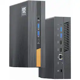 ACEMAGICIAN - AD15 - Gaming Mini PC - Intel Core i5 12450H 8C/12T - 32GB DDR4 512GB SSD - WiFi 6 BT5.2 3 Screen Win11pro - Black