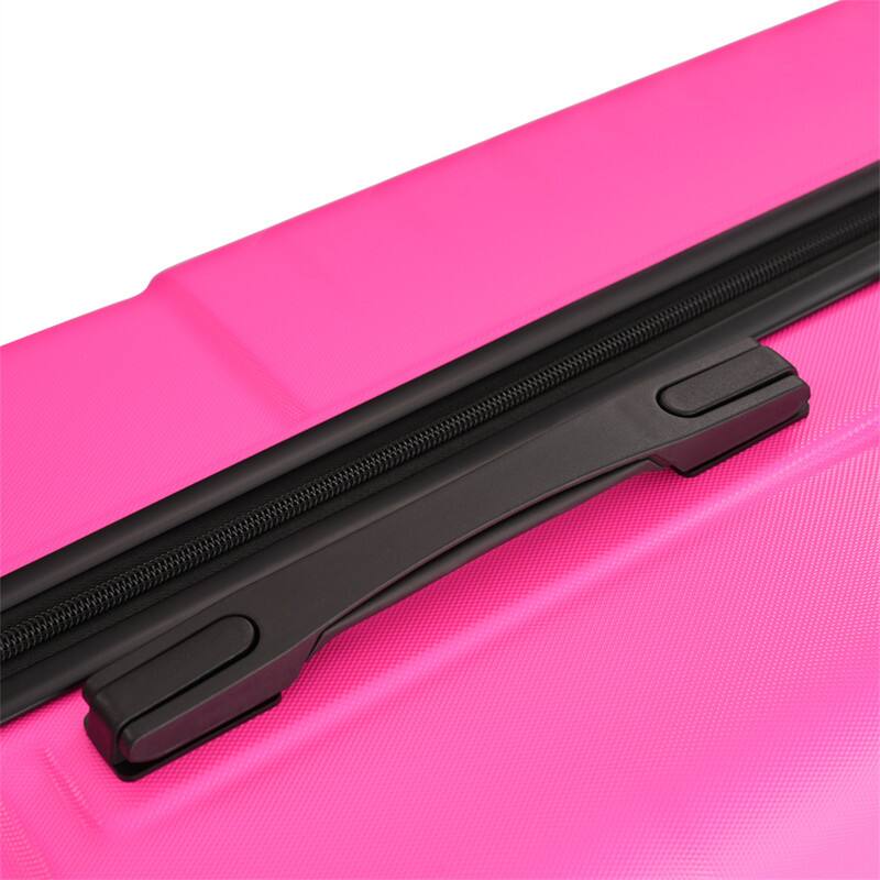 Alt View 10. HTUTWOO - Hardshell Luggage -6 Piece with 2 Bags,Carry on Suitcase with Handle Password Lock,Double Spinner Wheels,16"/20"/24"/28" - Pink.