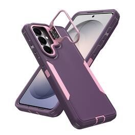 UUCOVER - Rugged Protective Case for Samsung Galaxy S26 with Lens Kickstand, Shockproof Dual Layer Non-Slip Drop-Proof Phone Cover - Purple