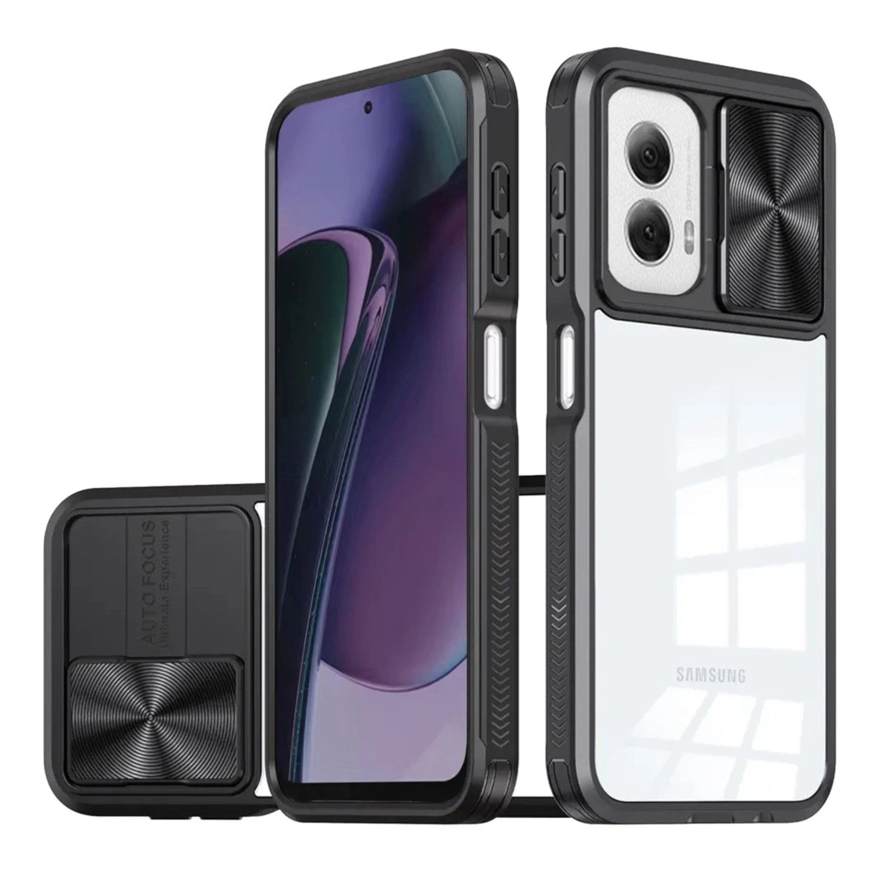 Kitcheniva - Hybrid Sliding Lens Protection Case With Tempered Glass For Moto G Stylus 5G 2024 - Black price history on PriceWatchPro
