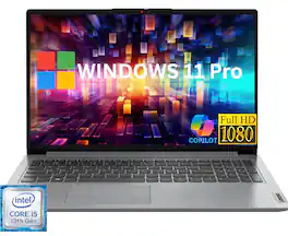Lenovo - Ideapad 1i 15.6" Full HD Laptop, Intel Core i5 13th i5-1335U, 16GB RAM,256GB SSD,Windows 11 Pro Gift Set - Gray