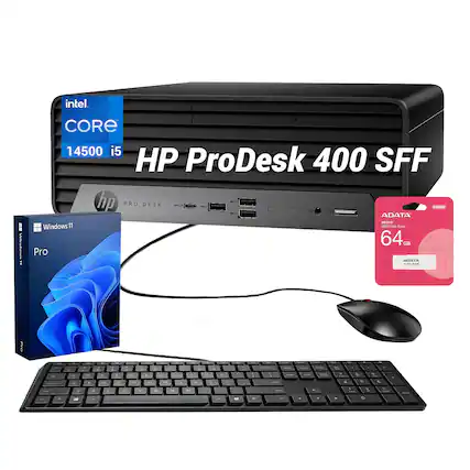 intel CORE 14500 i5 HP ProDesk 400 SFF hp PRO DESK MU i - Cd .. - - - ADATA MES1E Windows 11 LAE Fisah Crua 64G UE Pro ALIATA EOL SPC